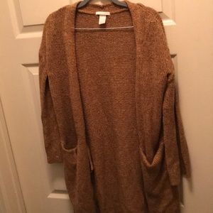 H&M cardigan duster xs